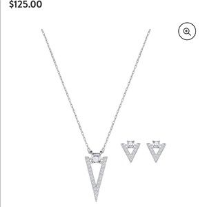 Swarovski necklace and earrings set